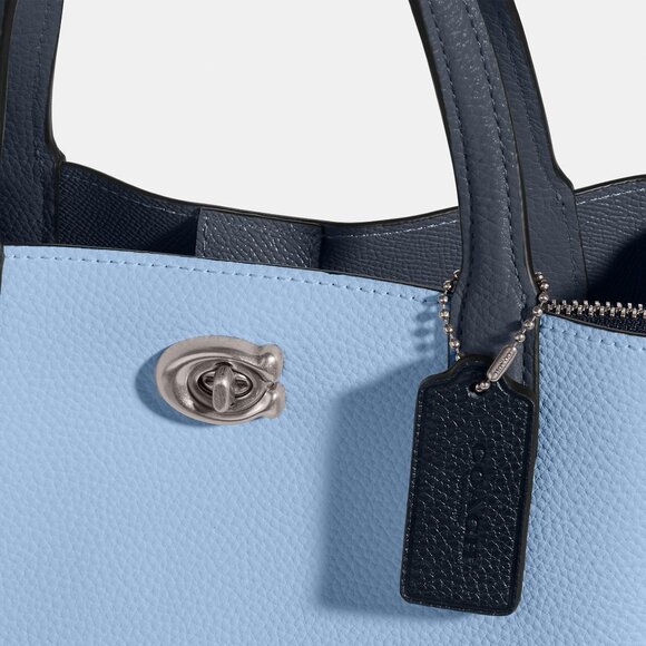 Coach Willow Tote Bag 24 In Colorblock - Picture 9 of 10